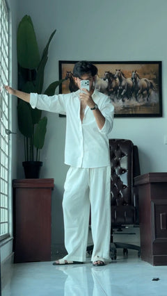 Linen Button-Up Shirt